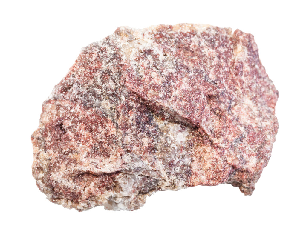 Pink dolomite with granular texture